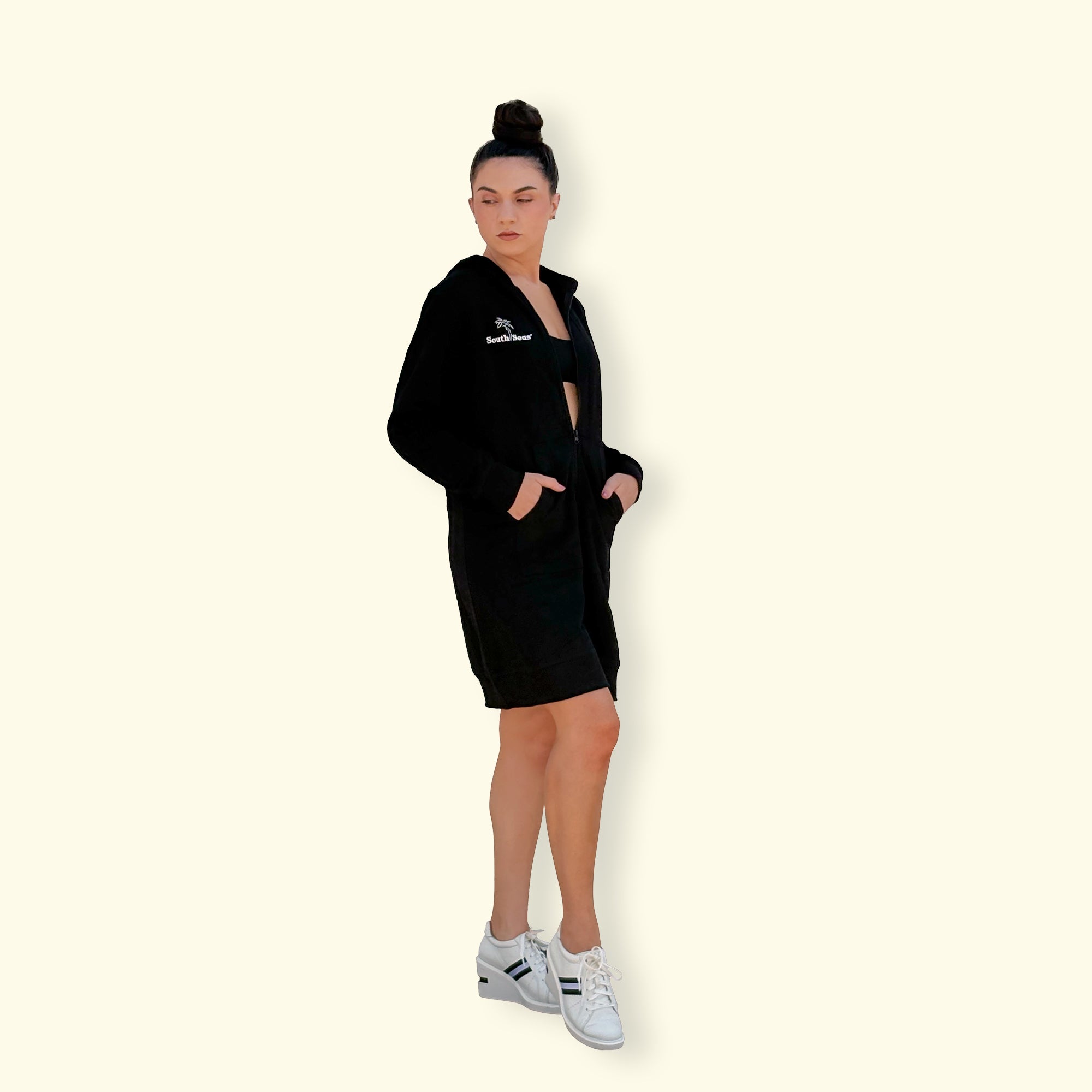 Designed with your glow in mind, this dress is the ultimate companion for your spray tan or self-tanner routine. Side Image