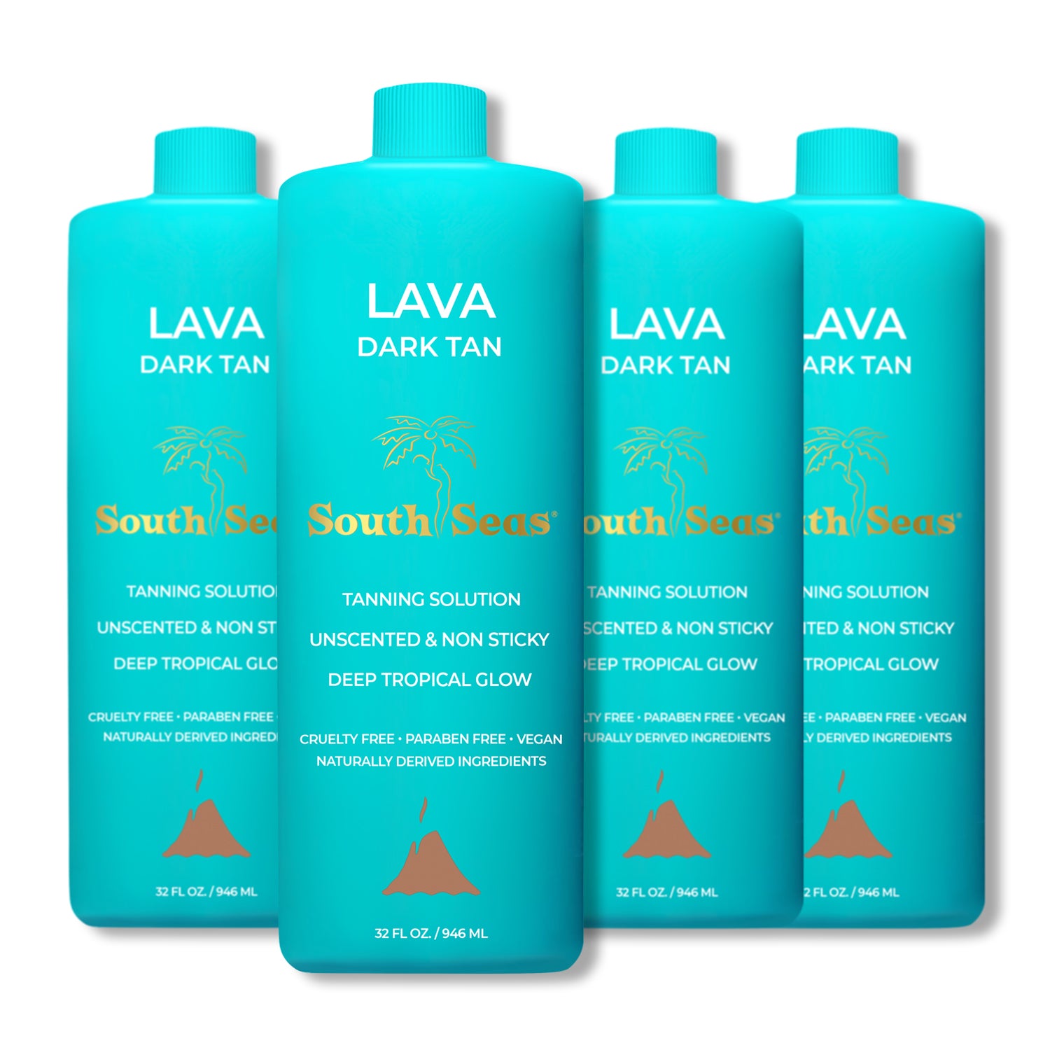 Lava Dark Tan Solution 4 Pack