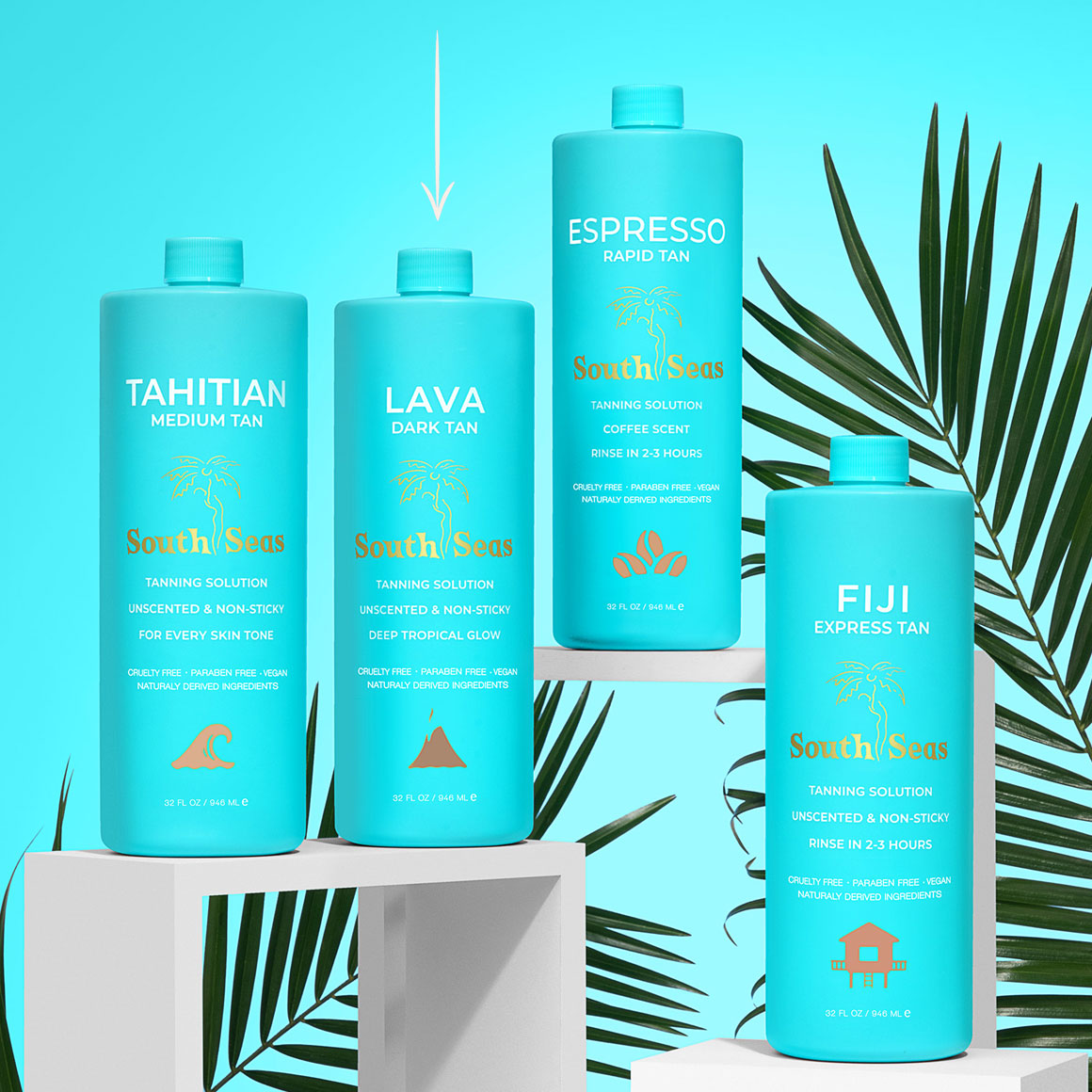 Lava Dark Tan Solution 4 Pack