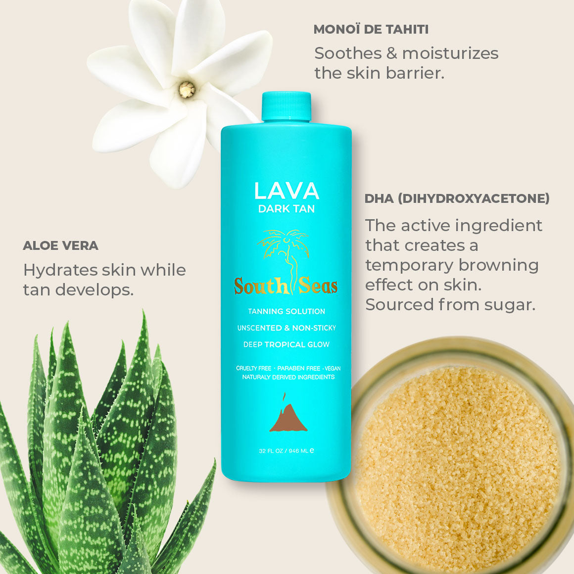 Lava Dark Tan Solution 4 Pack