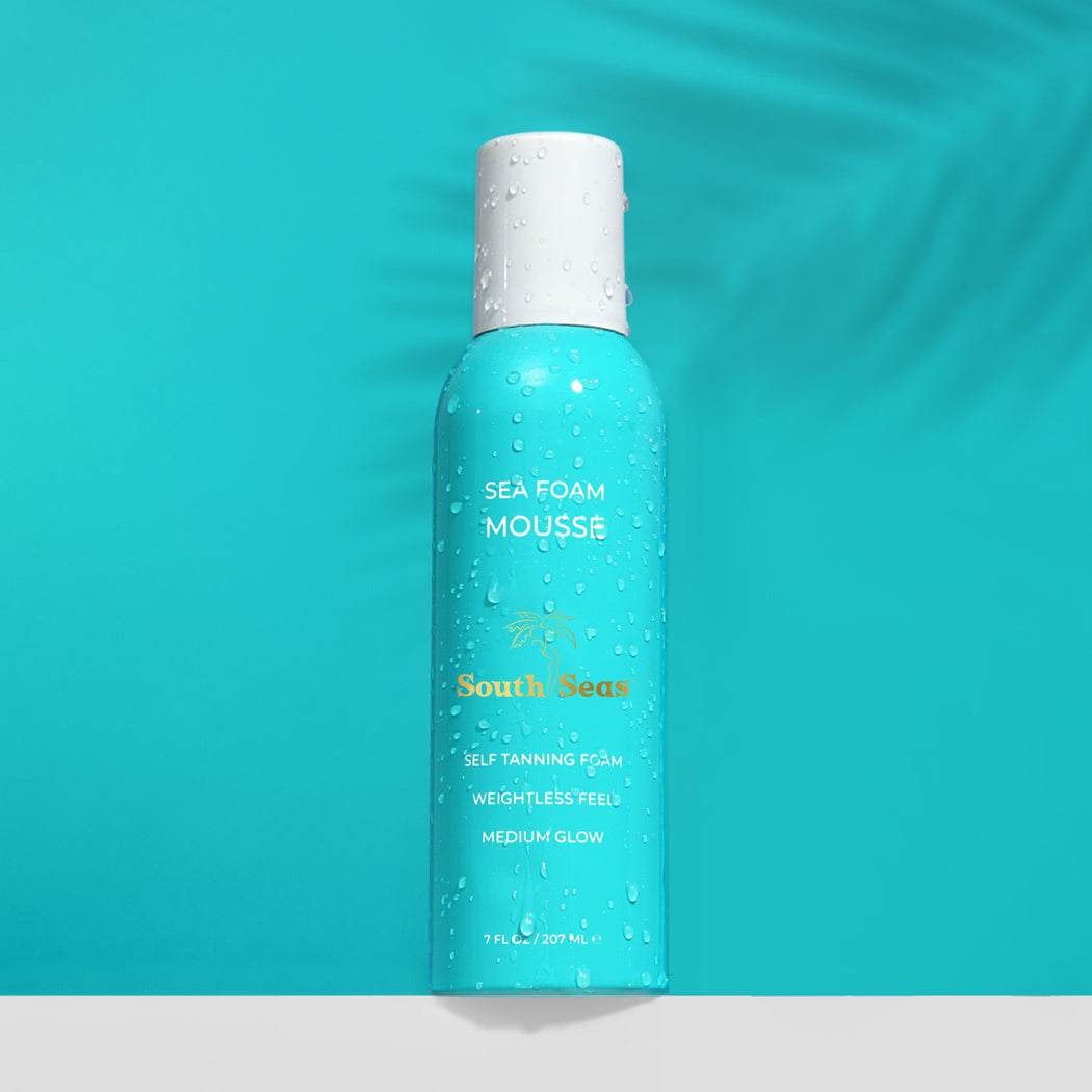 Sea Foam Mousse - best self tanning mousse, weightless feel, medium glow