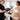 Professional spray tan artist applying tan mist to a bride in a white bandeau, standing in a bright luxury salon.