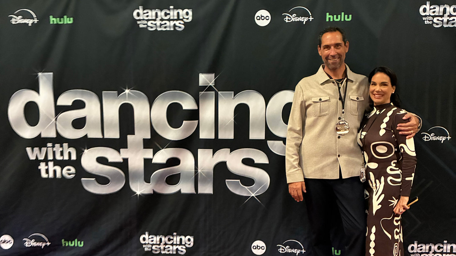 South Seas owners, Cliff and Julie Nostrand celebrating DWTS finale